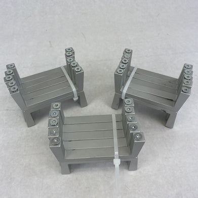 Square Bar Pull Extruded Aluminum Modern Cabinet Handle (Lot of 30)
