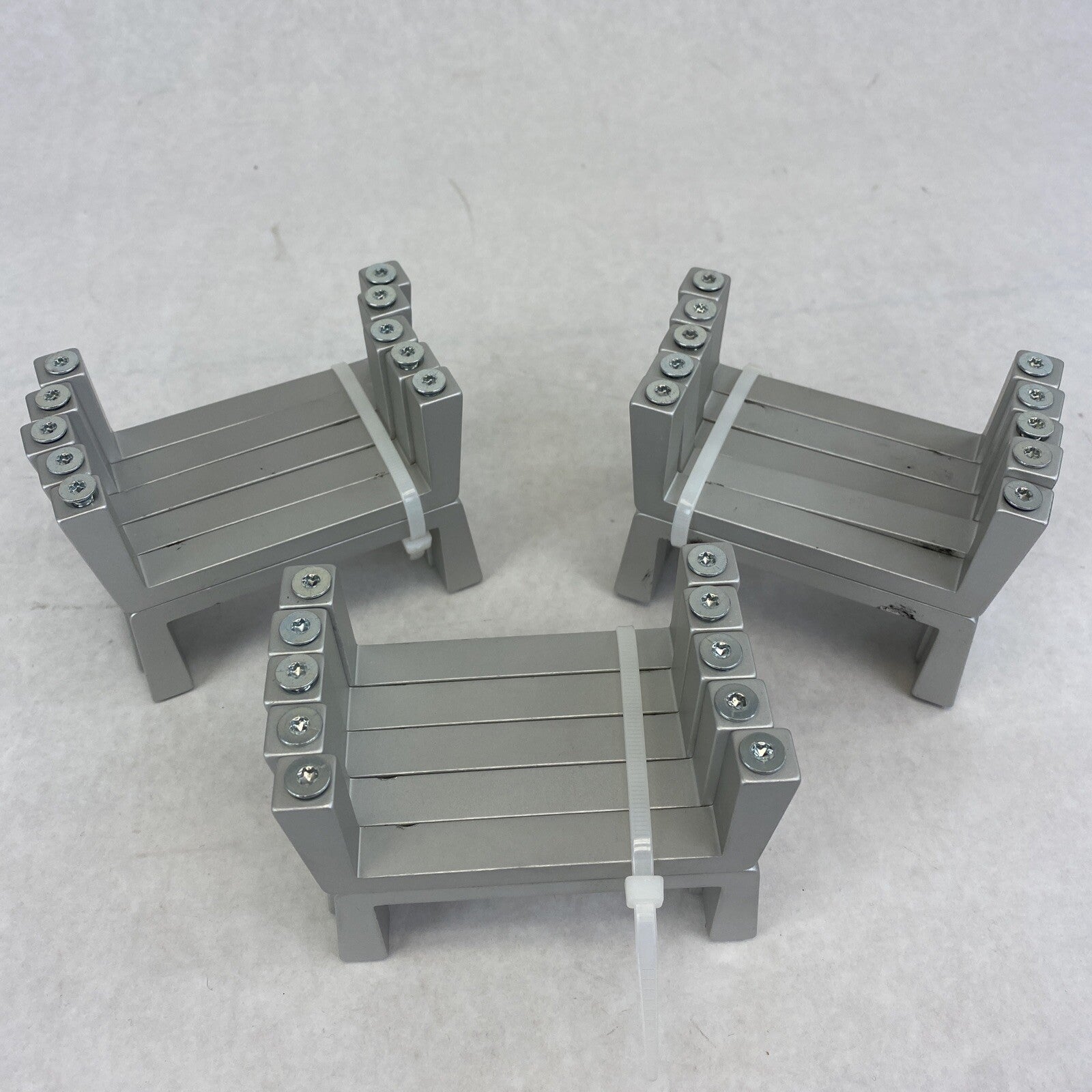 Square Bar Pull Extruded Aluminum Modern Cabinet Handle (Lot of 30)