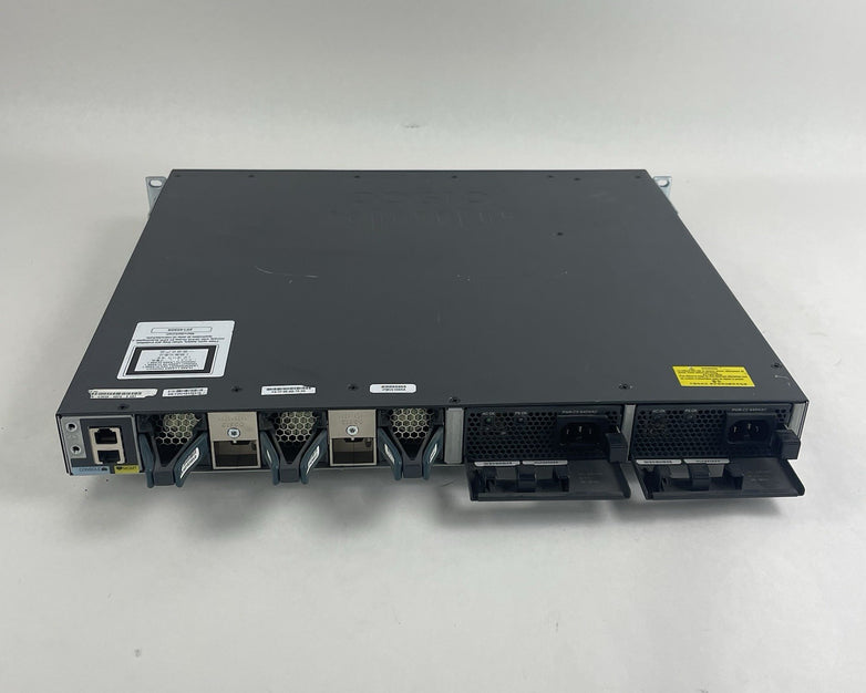 Cisco WS-C3650-48PS-S V01 Tested & Reset 2X PSU