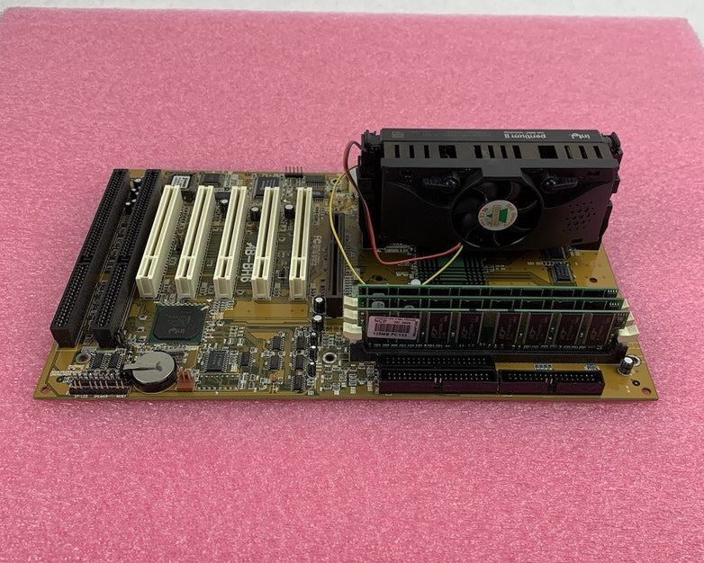 Abit i440BX Motherboard Pentium II 233MHz 128MB RAM No Shield