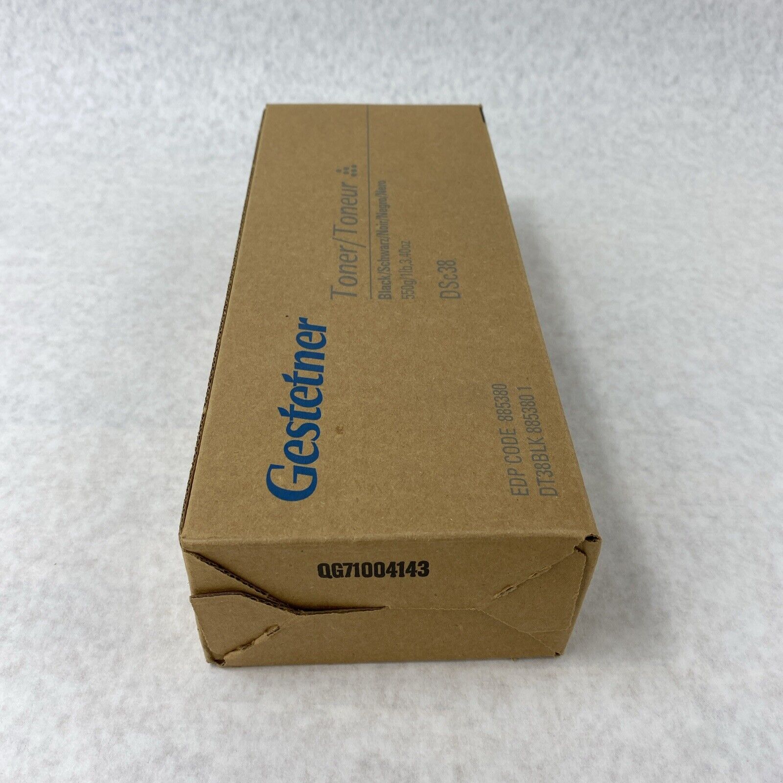 Genuine Gestetner DSc38 Black Toner 550g 885380