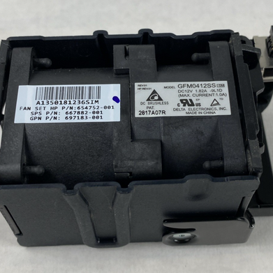 HP Server Cooling Fan GFM0412SS 654752-001 (Lot of 8)