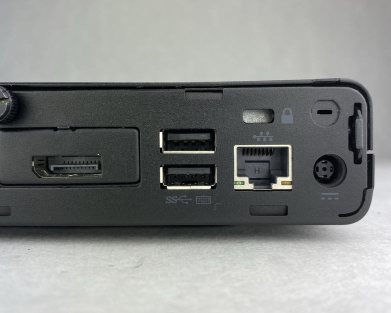 HP EliteDesk 800 G4 DM 35W Six Core i5-8600 3.10GHz 1x8GB RAM WiFi No AC HDD OS