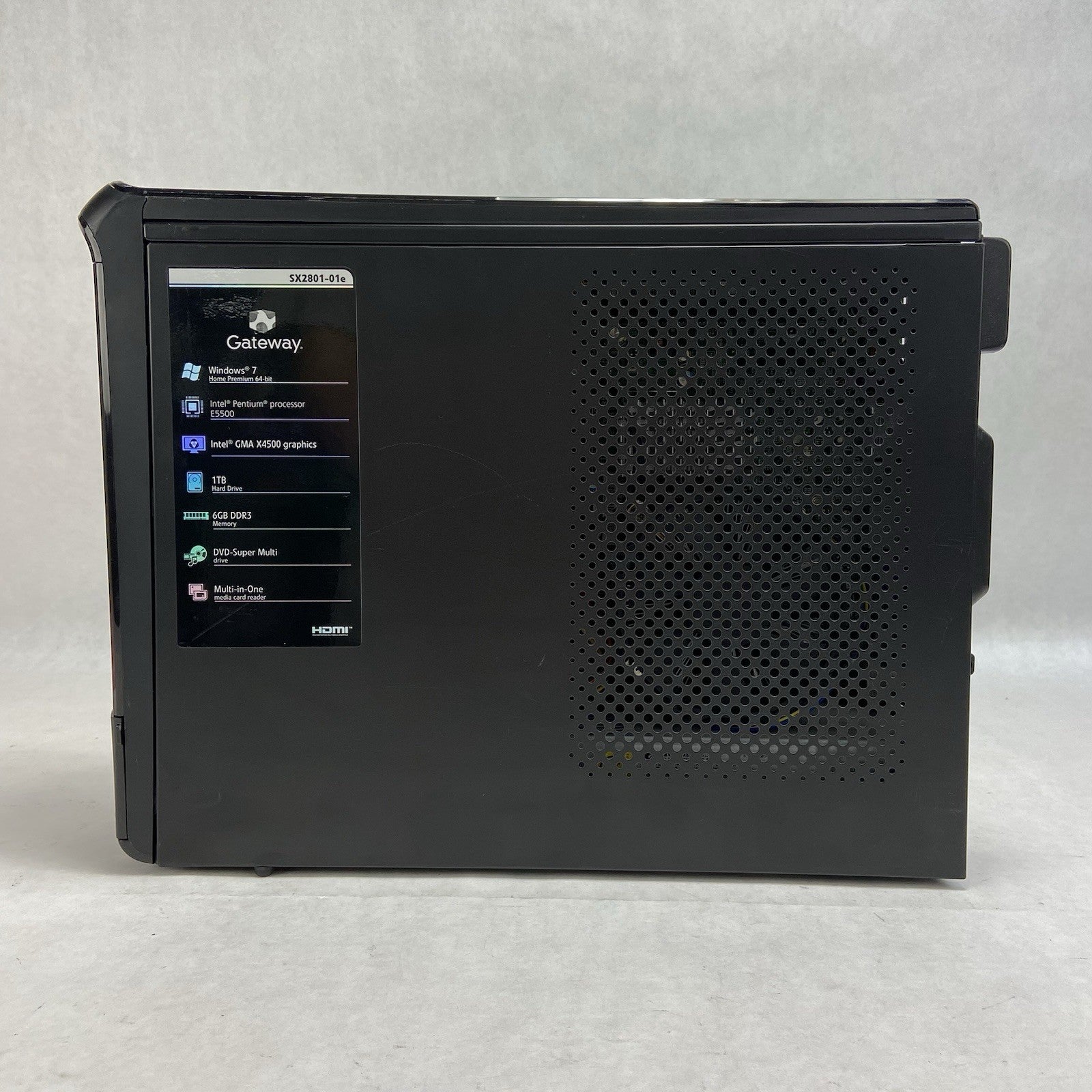 Gateway SX2801 SFF Intel Pentium Dual-Core E5500 2.8GHz 6GB RAM No HDD No OS6