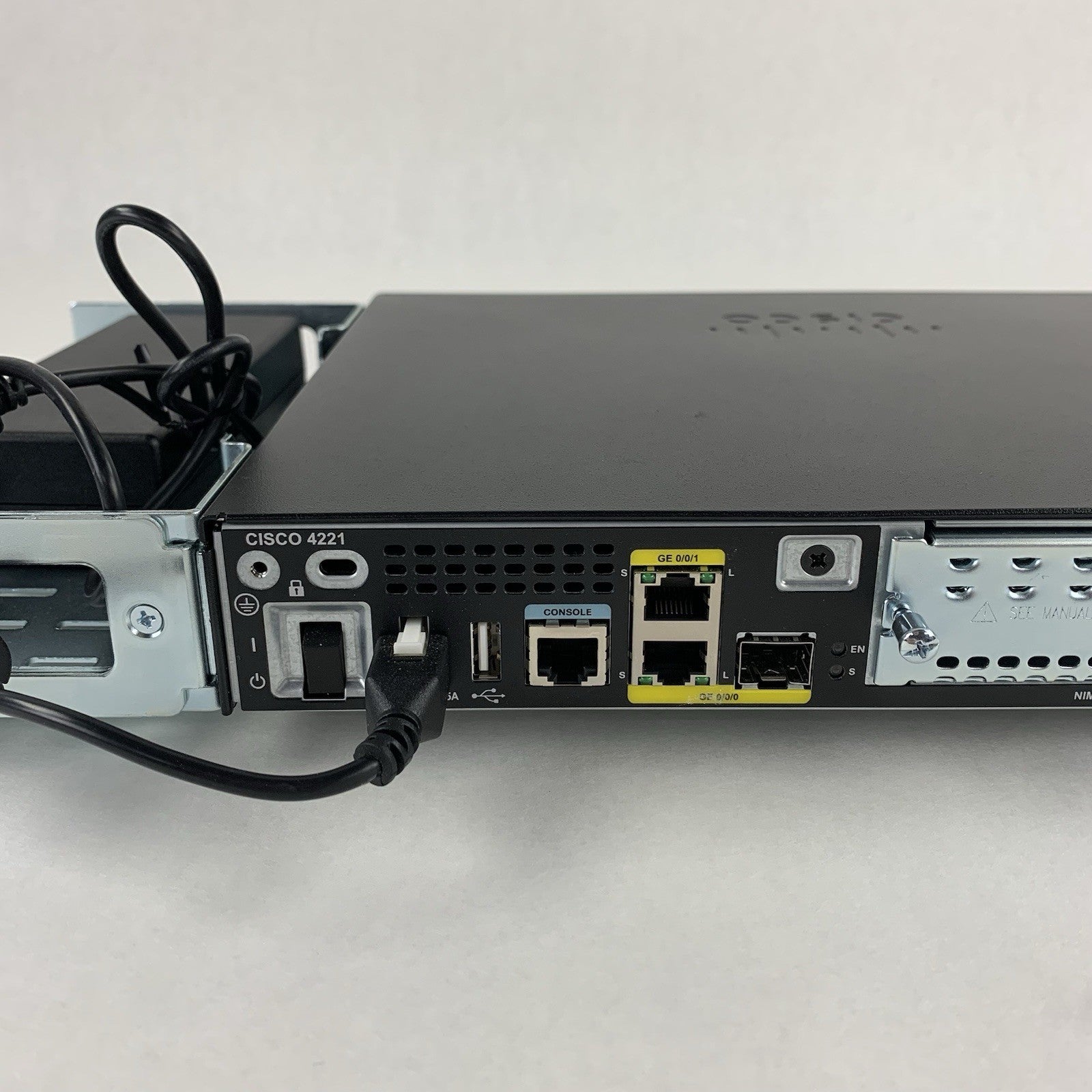 Cisco ISR4221 4200 Series Integrated Services Router Tested W/ Mount and PSU5