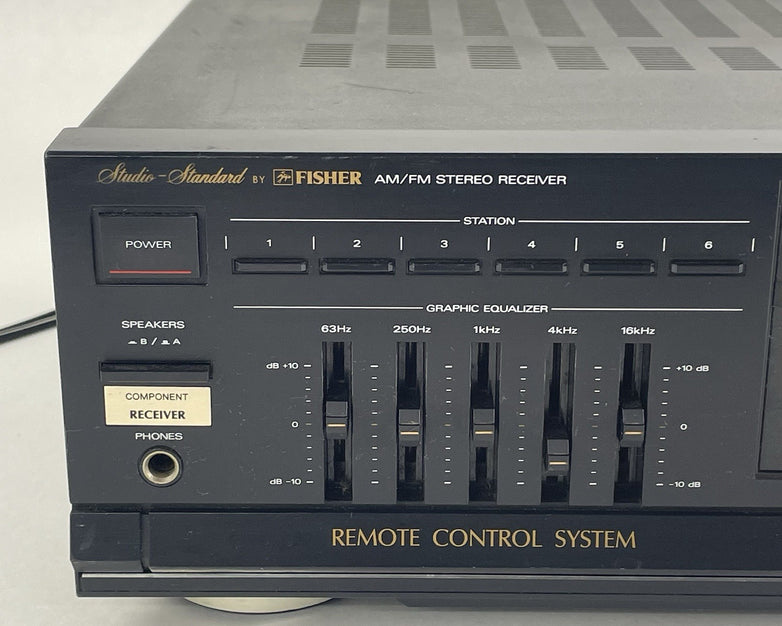 Fisher Studio Standard RS‑913A Stereo Receiver Tested For Parts Broken Tuner