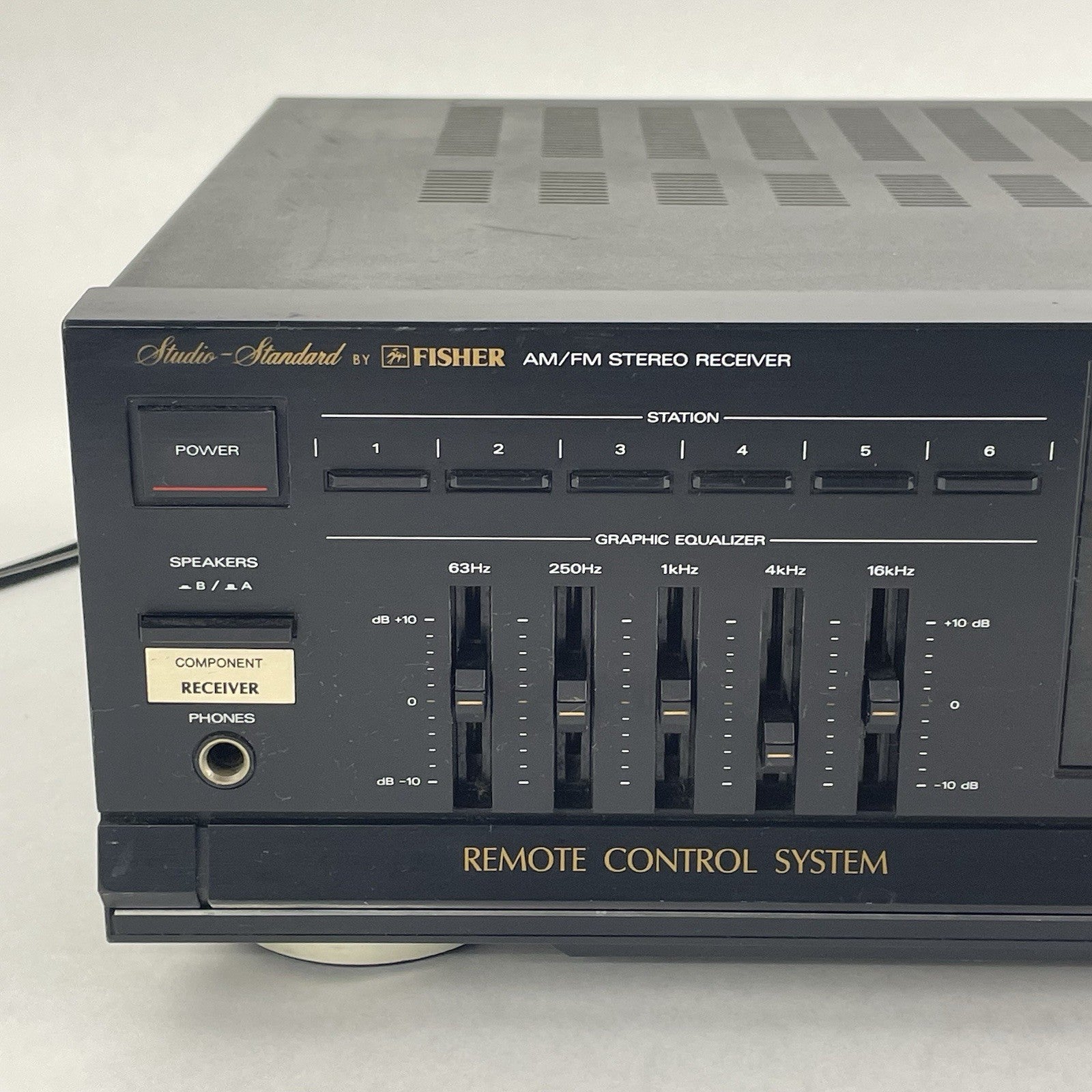 Fisher Studio Standard RS‑913A Stereo Receiver Tested For Parts Broken Tuner3