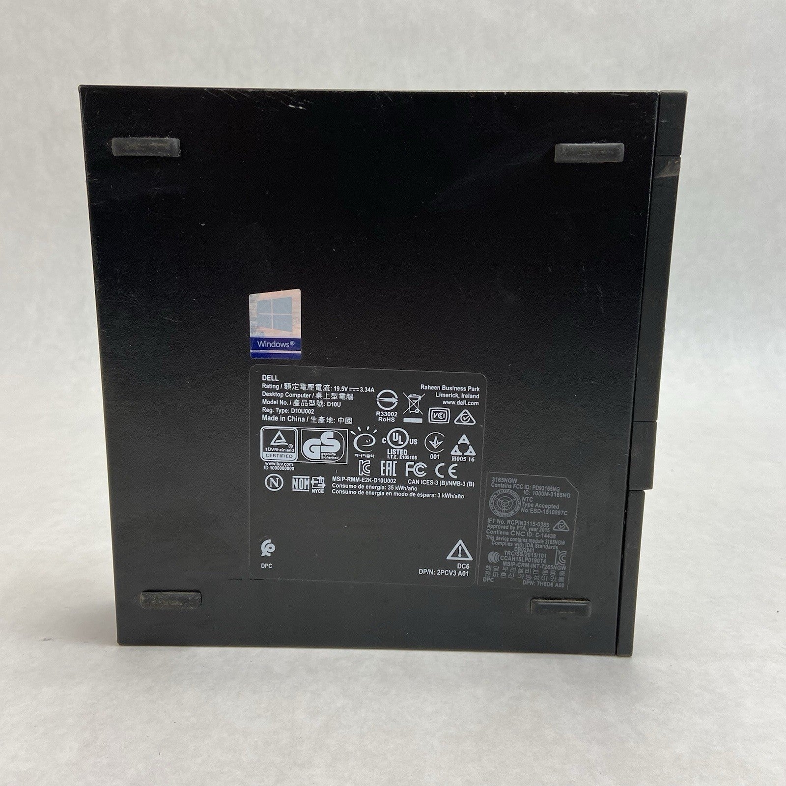 Dell Optiplex 3050 Micro Intel Core i5-7500T 2.7GHz 8GB RAM No HDDOSAC4