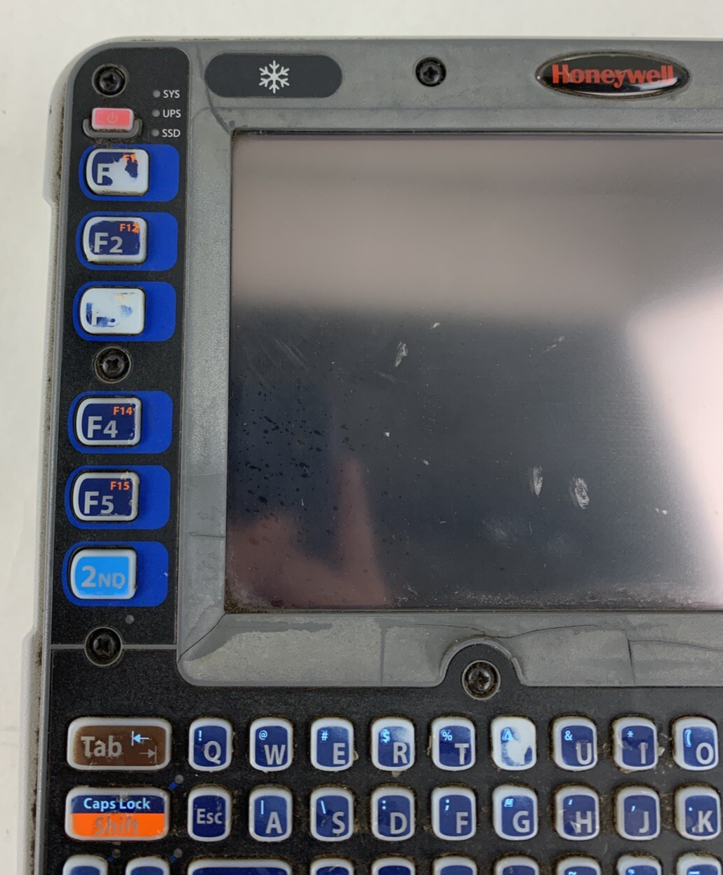 Honeywell Thor VM1C Mount Computer Atom 2530 Worn Keys W/Dock No OS No Flash