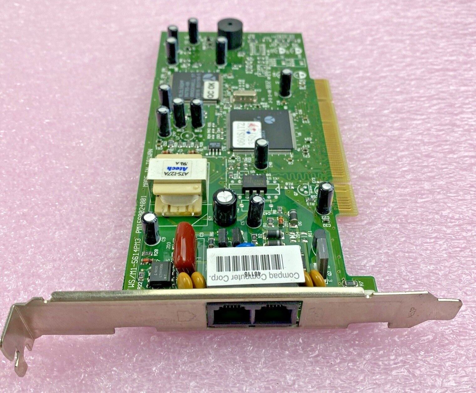 CIS Technology 337559-001 56K WS/M1-5614PM3 high speed fax modem PCI Card