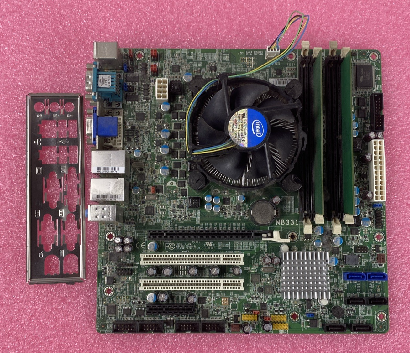 Intel MB331 Motherboard Intel Core i5-3550 3.30GHz 2GB RAM w/ Shield