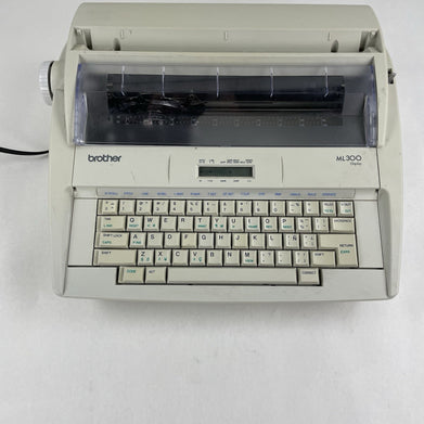 Brother ML-300 Electronic Display Typewriter No Ribbon Power Tested