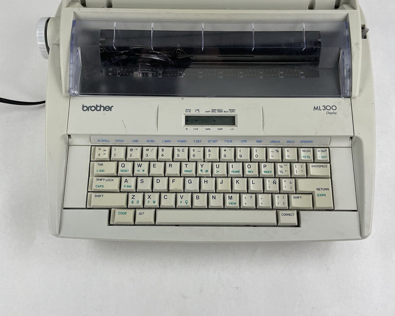 Brother ML-300 Electronic Display Typewriter No Ribbon Power Tested