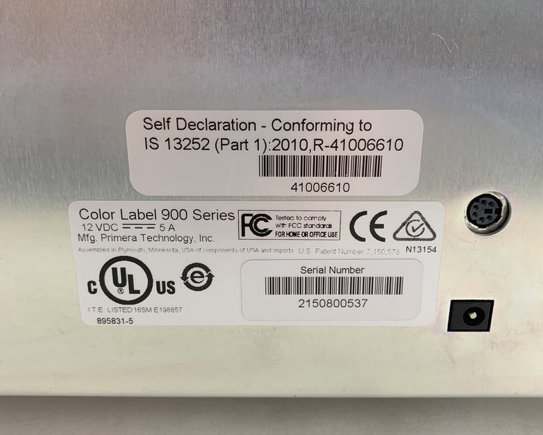 Primera LX900 Color Label Printer Tested No Power Supply No Ink