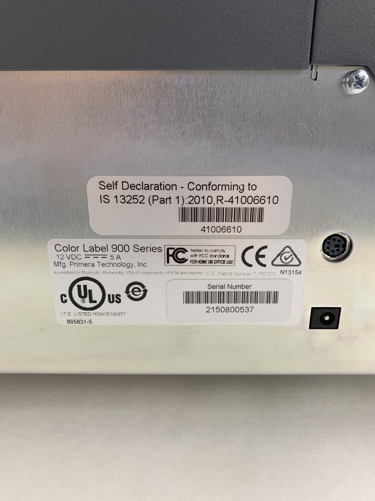 Primera LX900 Color Label Printer Tested No Power Supply No Ink