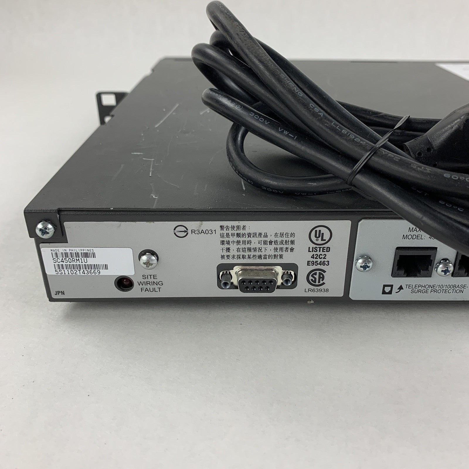 APC SC450RM1U Smart-UPS SC 450 120V 1U Rackmount Tested No Battery