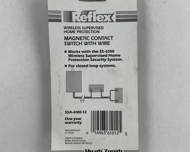 Heath Zenith SSA-6100-12 Reflex Magnetic Contact Switch With Wire for SS-6100