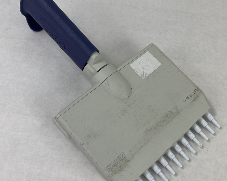 Rainin Pipet-Lite L10 1-10 uL LTS Multichannel 12 Channel Pipette