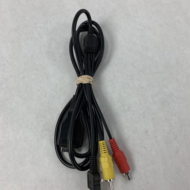 Sony Camera ZCAT 2035-0930/1325-0530 3Pin AV RCA Camera Video Cord (Lot of 2)