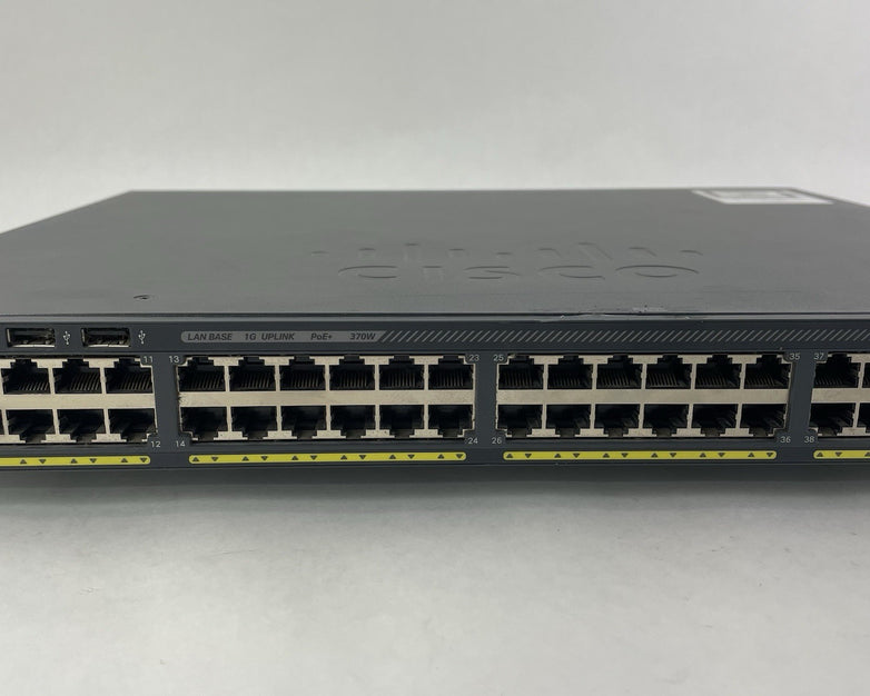 Cisco Catalyst WS-C2960X-48LPS-L V02 Tested and Reset