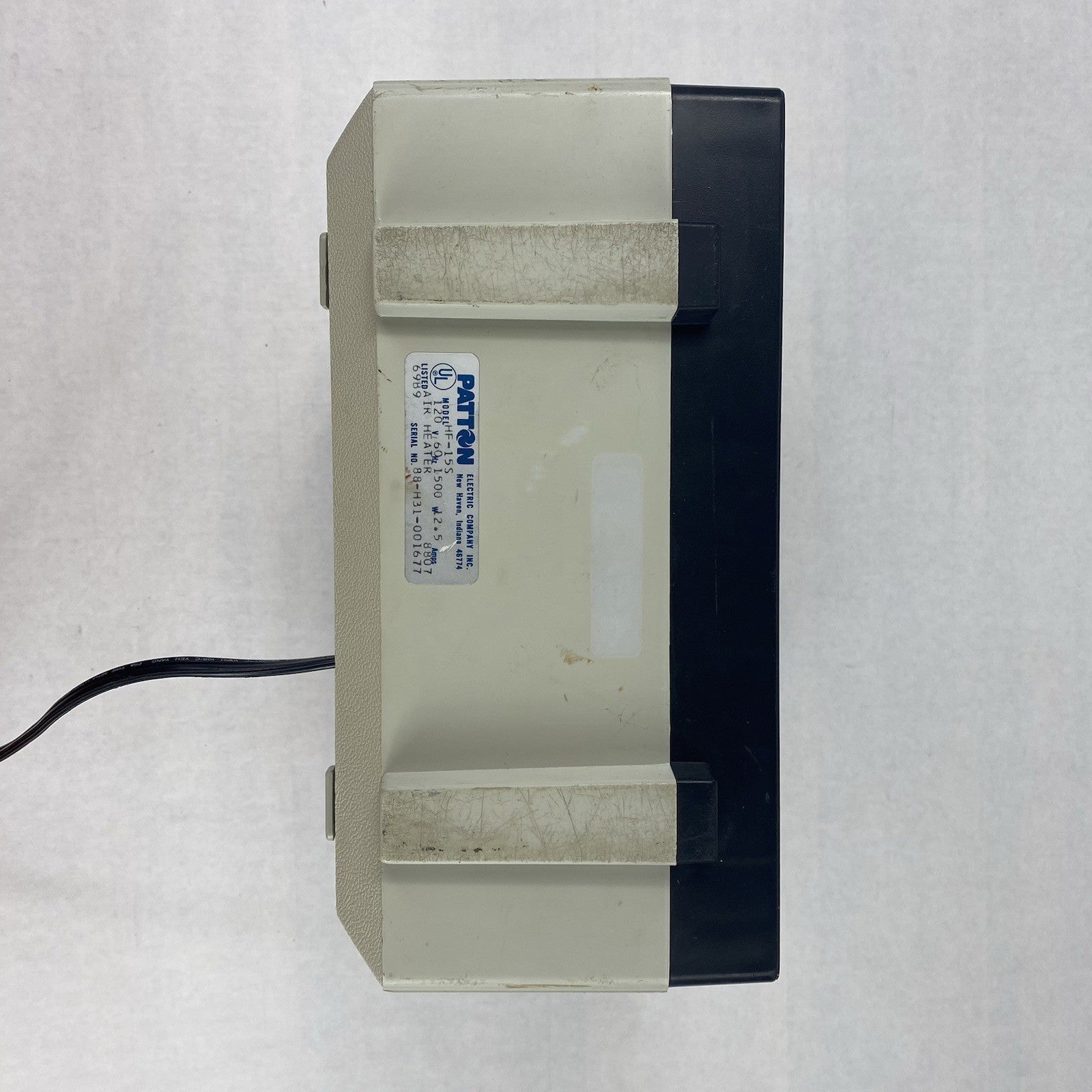 Patton Model HF-15S Electric Space Heater Power Tested