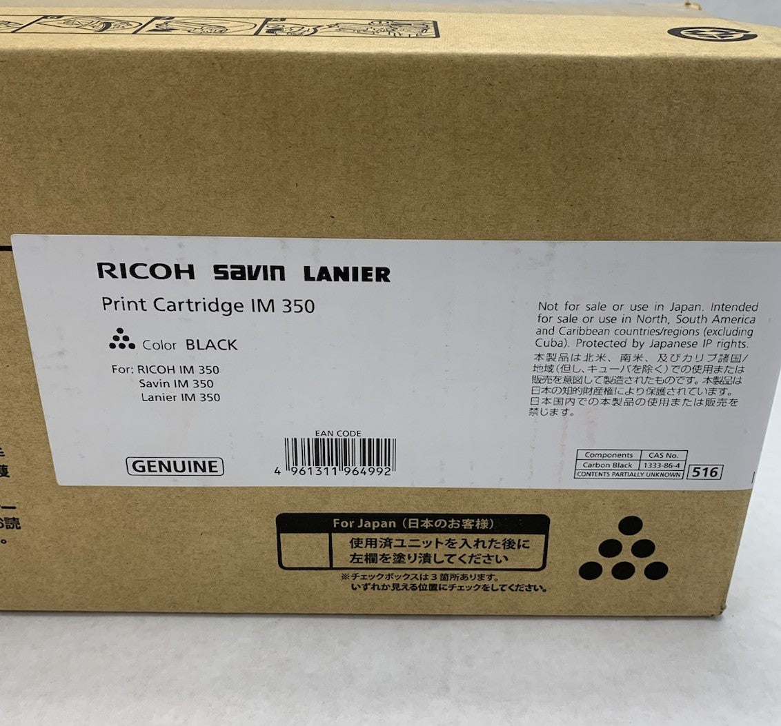 Ricoh Savin Lanier IM350 D896-36 Black Print Cartridge2