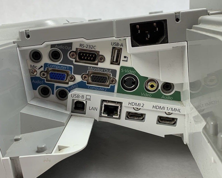 Epson H603A PowerLite 575W LCD Projector No Remote 1514 Lamp Hours