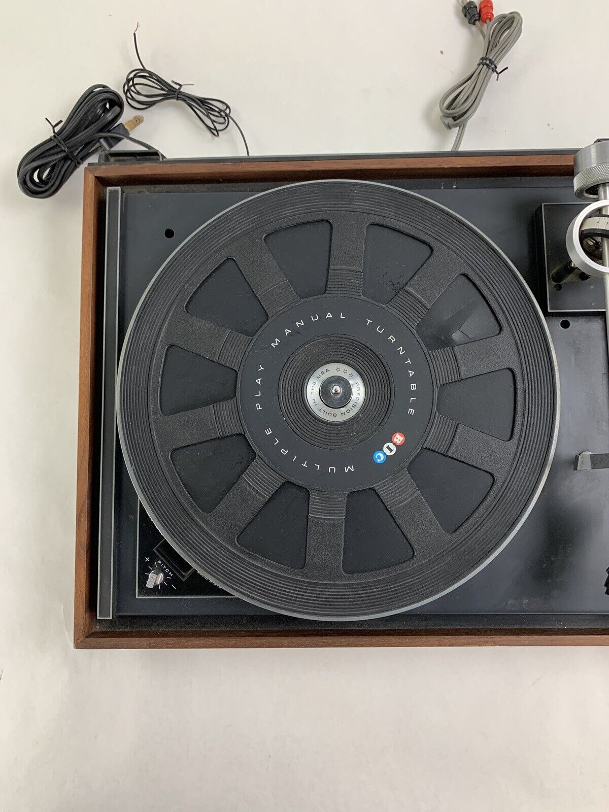 BIC 980 Turntable Belt Drive Automatic Missing Cover Tested 33 Doesn't Auto Land