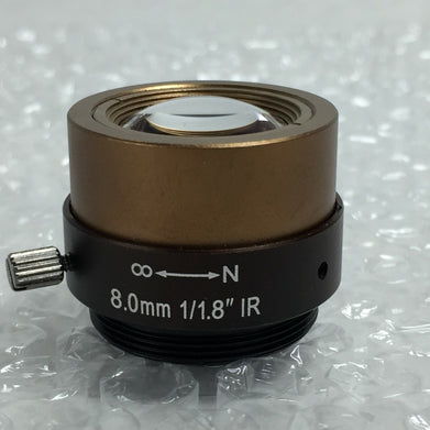Arecont Vision 8.0mm 1/1.8" IR  Lens ONLY for AV8185DN-HB 8
