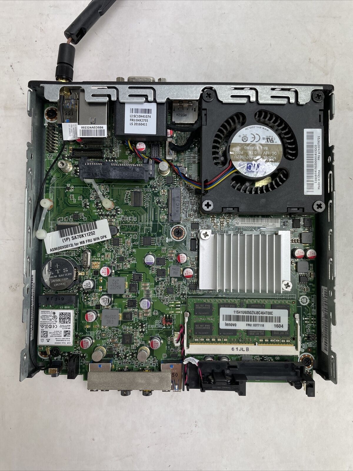 Lenovo ThinkCentre M600 Micro Intel Pentium N3700 1.6GHz 8GB RAM No HDD No OS