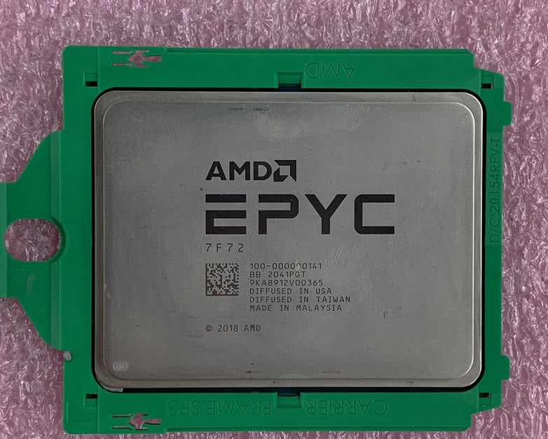 AMD EPYC 7F72 16 Cores 32 Threads Up to 3.9 GHZ 240W CPU Processor
