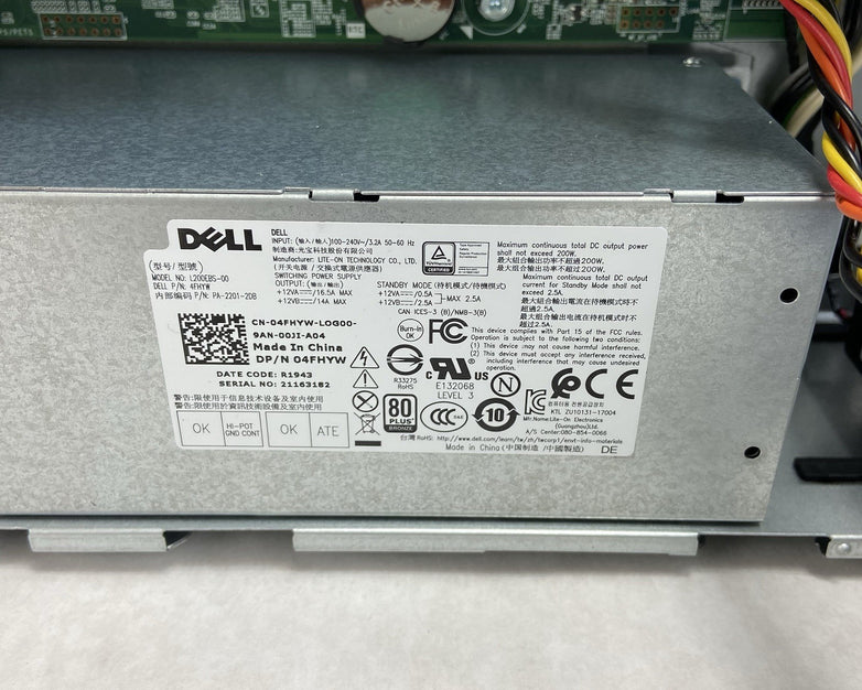 Dell Optiplex 3070 SFF Intel Core i5-9500 3GHz 8GB RAM No HDD No OS