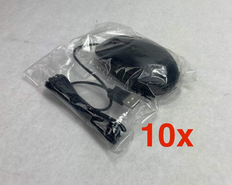 HP 125 USB Wired Desktop Mouse Lot of 10