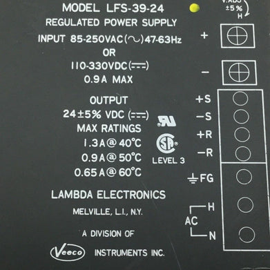 Lambda Regulated Power Supply LFS-39-24