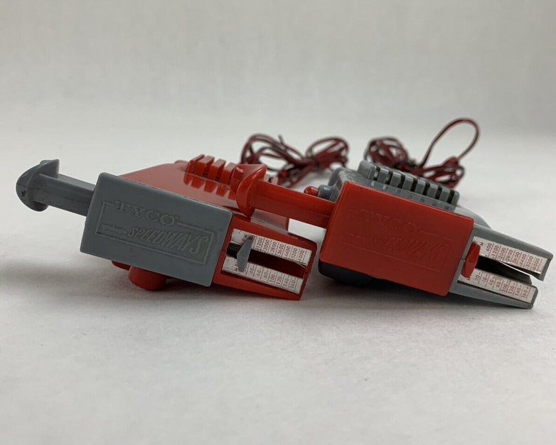 Tyco Speedways Red And Grey Speed Controllers W/ ITC Model Craft Power Pack