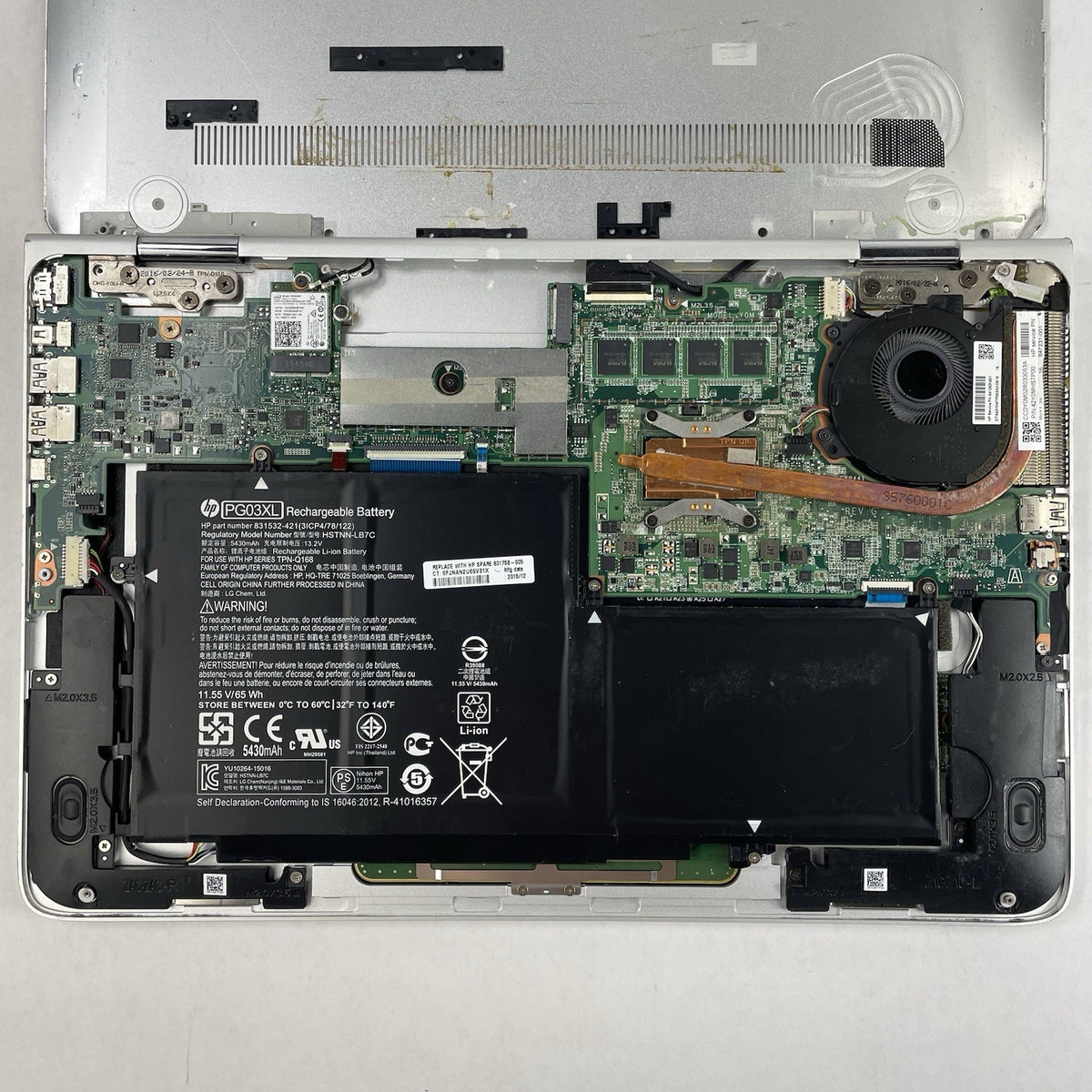 HP Spectra x360 15.6" i7-6500U 2.50 GHz 16 GB RAM No SSD/OS/AC16