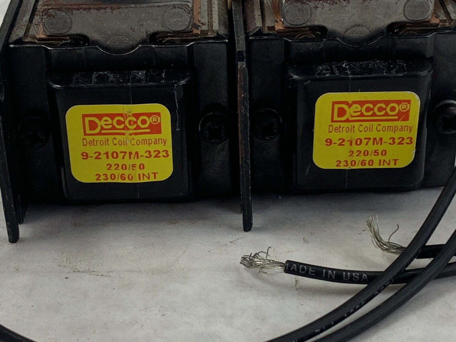 Lot of 2 Decco 9-2107M-323 220/50