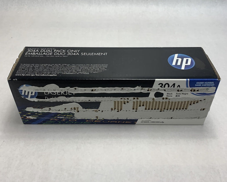 HP LaserJet 304A CC530AD Black Toner Cartridge Exp: Oct 2012