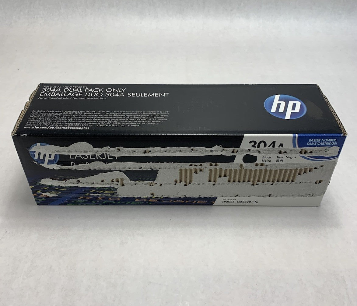 HP LaserJet 304A CC530AD Black Toner Cartridge Exp: Oct 20121