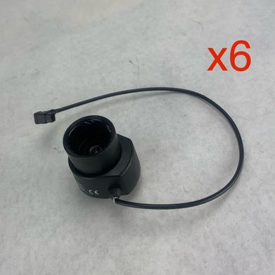 Lot of 6 Computar 2.9-8.2mm 1:10 1/3" Camera Lens For Parts or Repair