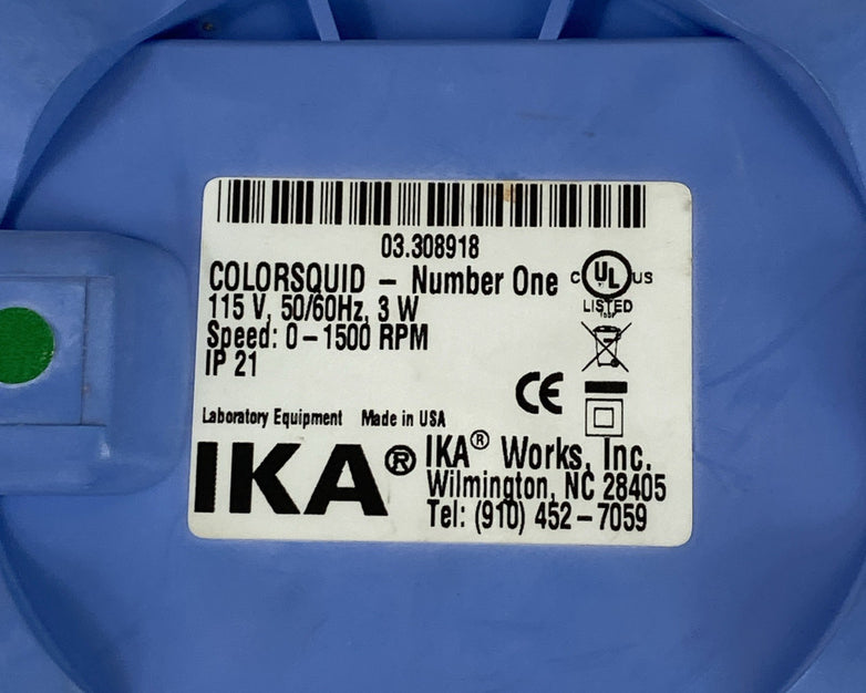 IKA Colorsquid Number One Magnetic Stirrer w/ Power Cord