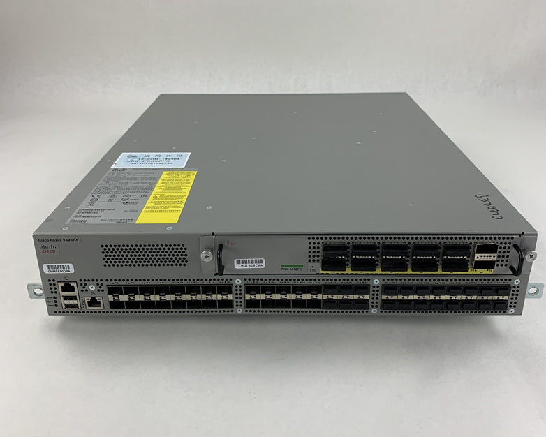 Cisco Nexus  N9K-C9396PX 48 Port 10 Gigabit SFP+ Switch 1x N9K-M12PQ Tested