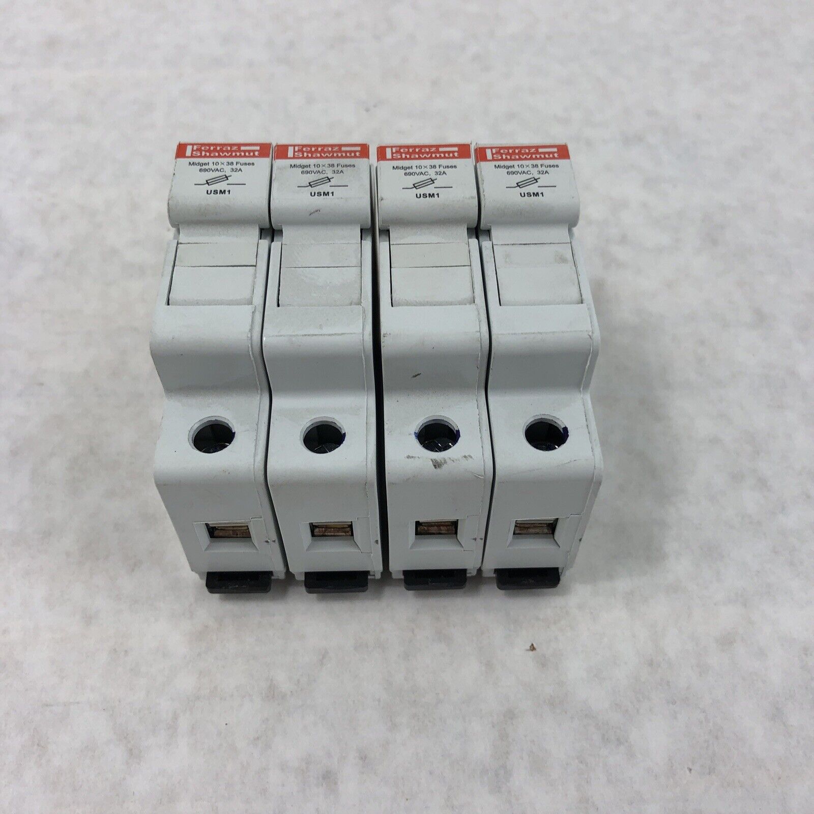 Mersen USM1 Y213944 Block 30A Midget (Lot of 4)