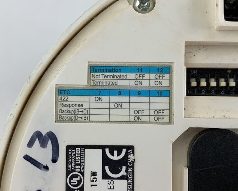 Samsung SCP-2270 60Hz 15W 24V AC Digital Color Camera VCSF08NEX