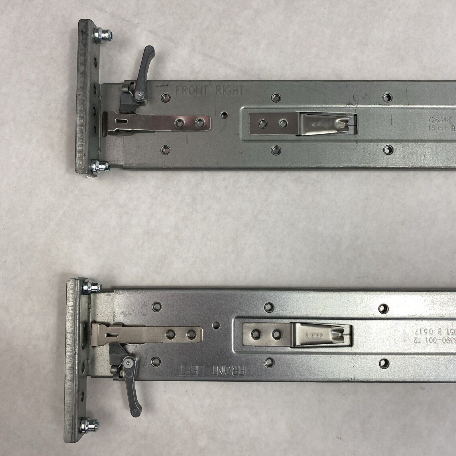 HP 718225-001 T2 718497-001 T2 Left and Right Inner/Outer Server Rail Kit