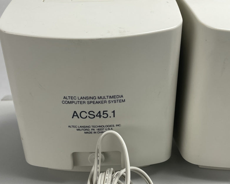Altec Lansing ACS45.1  Multi Media Speaker System Tested