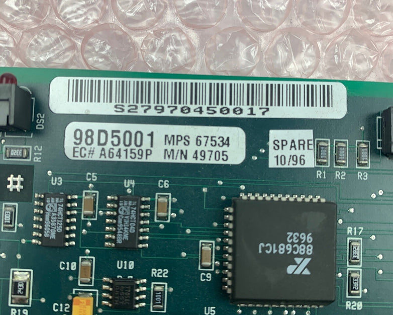 Rolm Phonemail Circuit Card 16 Channel SP 98D5001 S27970450017  ISDN-VPA