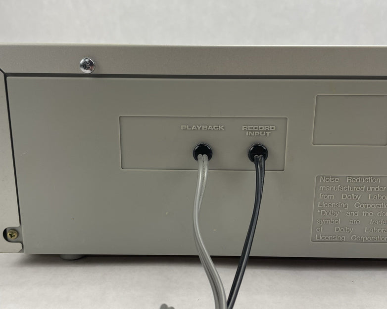 Sear's & Roebuck Double Cassette Player Reorder Tested Working Mdl 93284