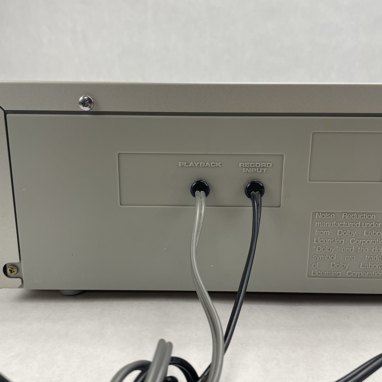 Sear's & Roebuck Double Cassette Player Reorder Tested Working Mdl 932847
