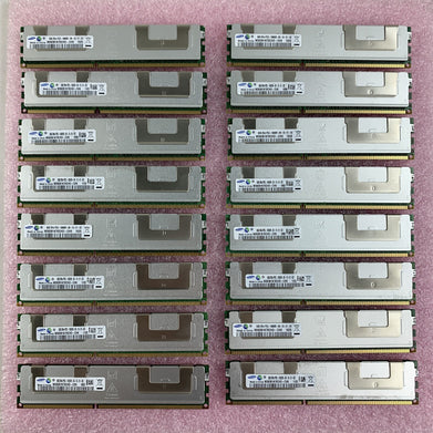 Samsung M393B1K70CHD-CH9 Shielded Server Memory 8 GB DDR3 SDRAM Lot of 16